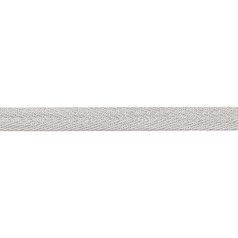 Cinta para tejer Metálico [9 mm] – plateado/plata metalizada,  image number 2