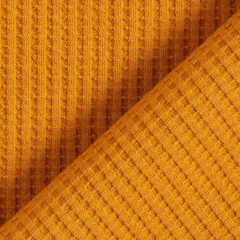 Jersey de algodón con relieves Uni – amarillo curry,  image number 3