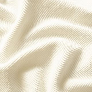 Pana de terciopelo de jersey con reps cruzados – blanco, 