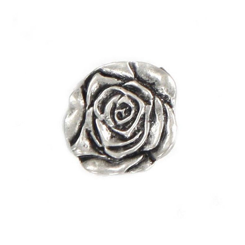 Botón de metal Rosa,  image number 1