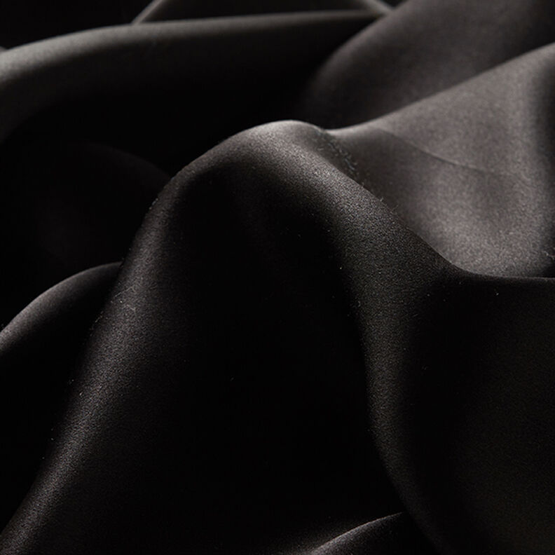 Satén de seda – negro,  image number 5