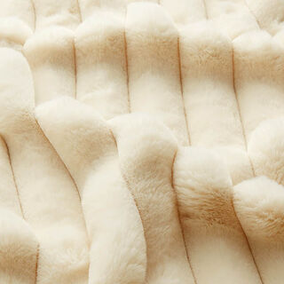 Tela de tapicería Nervadura suave – blanco lana, 