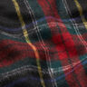 Tela de lana virgen para abrigo a cuadros escoceses – negro/rojo,  thumbnail number 2