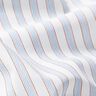 Tela de algodón rayas bicolor – blanco/azul claro,  thumbnail number 2