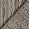 Punto Cloqué Patrón trenzado – gris seda,  thumbnail number 4