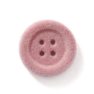 Botón de terciopelo 4 agujeros – rosado, 
