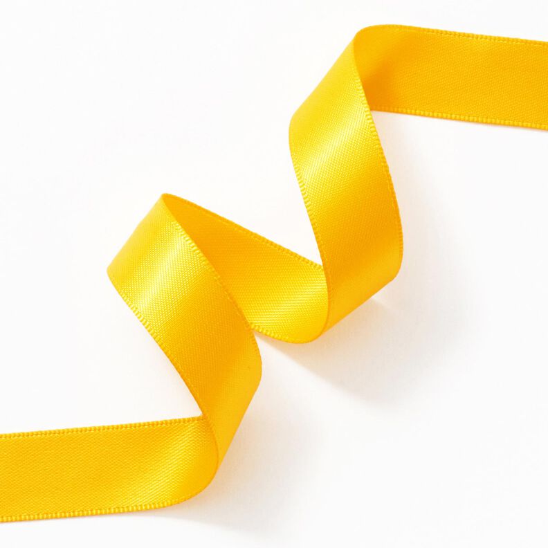 Cinta de satén [15 mm] – amarillo sol,  image number 3