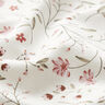 Tela de jersey de algodón Flores entrelazadas – blanco lana,  thumbnail number 2
