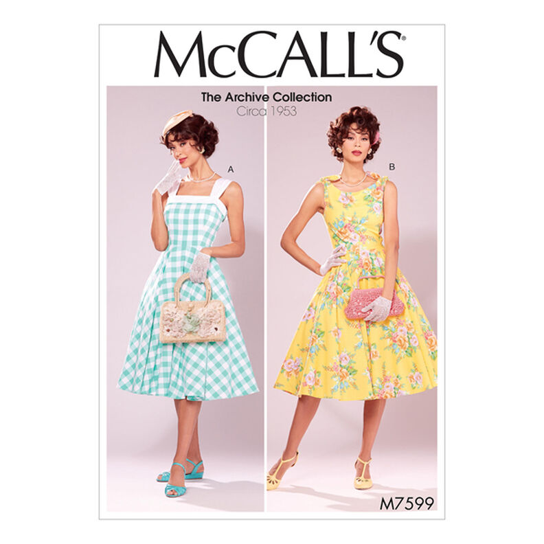 Vestido - Vintage 1953, McCalls 7599 | 32 - 40,  image number 1