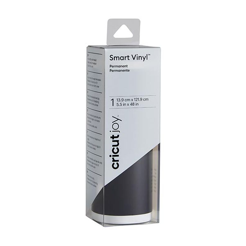 Láminas de vinilo Cricut Joy Smart permanentes [ 13,9 x 121,9 cm ] – negro,  image number 1