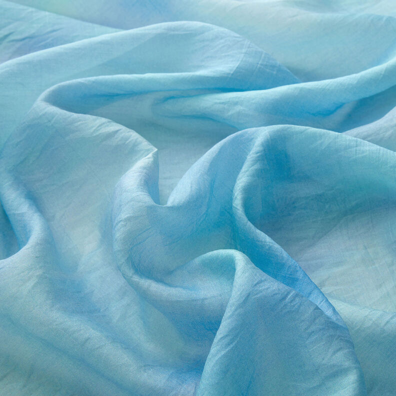 Batik tencel ligero – azul agua,  image number 7
