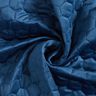 Tela de tapicería Terciopelo acolchado en diseño de panal – azul marino,  thumbnail number 3