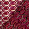 Tela de encaje con patrón de onda – rojo oscuro,  thumbnail number 4