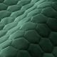 Tela de tapicería Terciopelo acolchado en diseño de panal – verde oscuro – Muestra,  thumbnail number 2