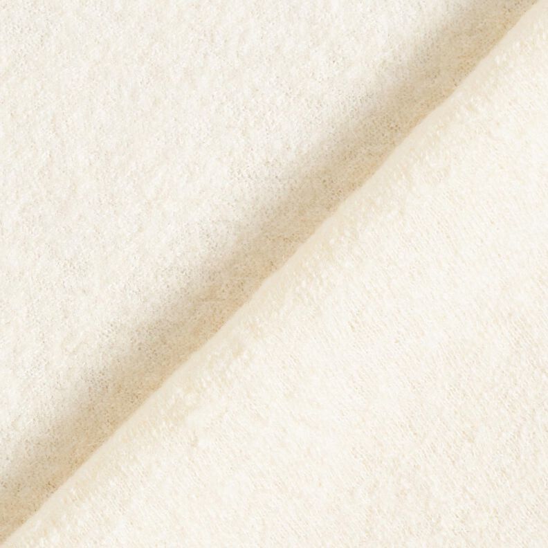 Tejido de punto ligero de mezcla de lana y viscosa – blanco lana,  image number 3