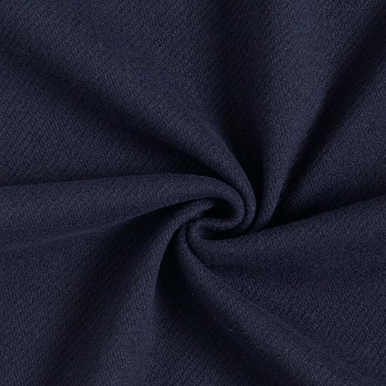 Tela para abrigos mezcla de lana lisa – azul noche,  image number 1