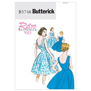 Vintage - Vestido, Butterick 5748|34 - 40|42 - 48, 