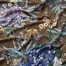 Tela de jersey de viscosa Ramo de flores – marrón,  thumbnail number 2
