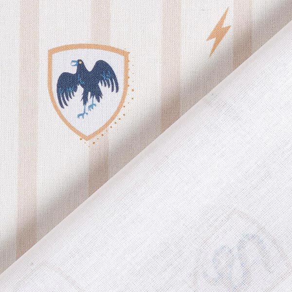 Telas con licencia Popelina de algodón Casas de Harry Potter de Hogwarts | Warner Bros. – beige,  image number 4