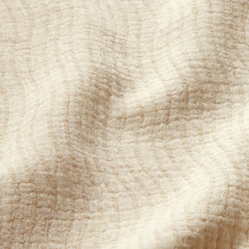 Mezcla de lino y algodón Jacquard Estampado onda – naturaleza,  image number 2