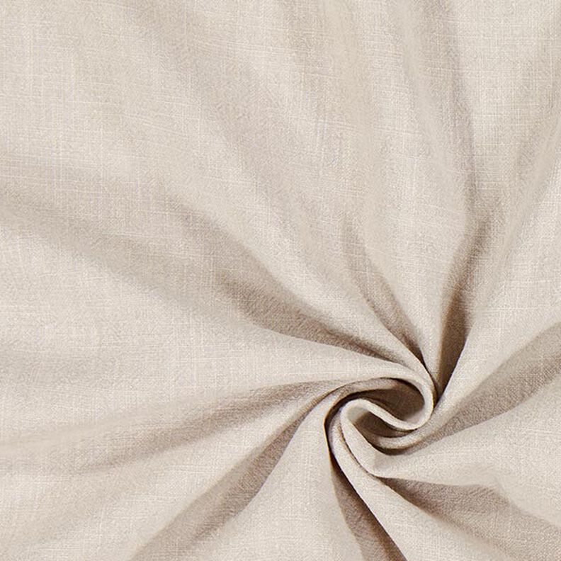 Tela de lino previamente lavado – beige claro,  image number 1