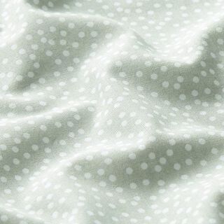 Tela de algodón Cretona puntos irregulares – verde pastel, 