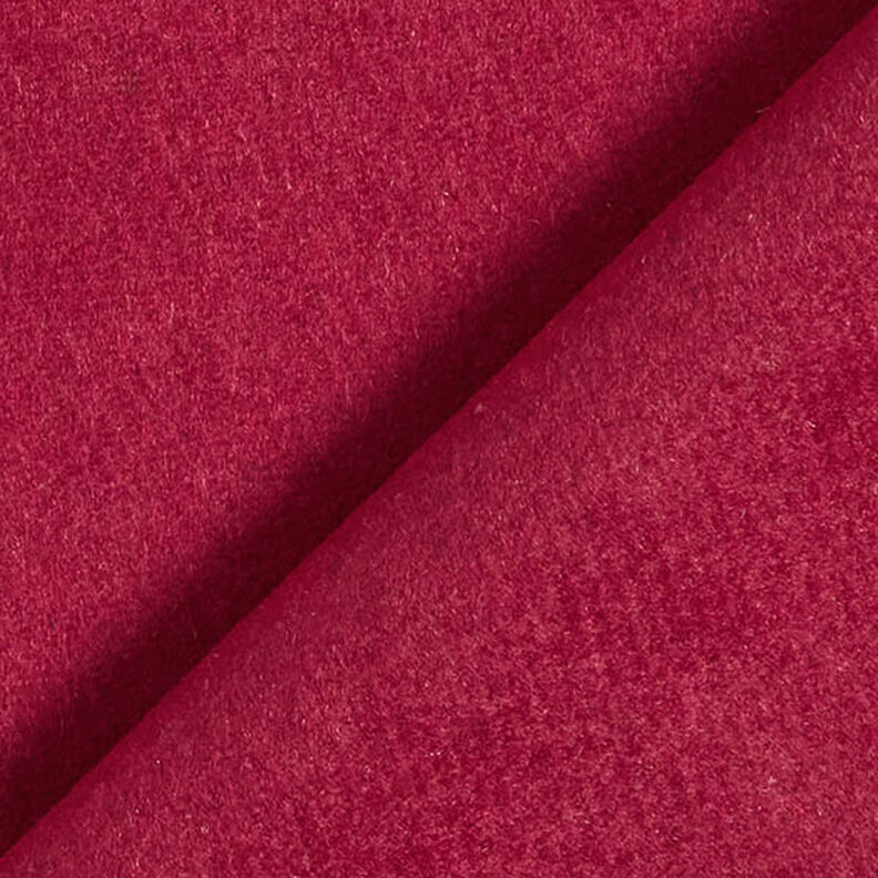 Tela para abrigos mezcla de lana lisa – rojo oscuro,  image number 3
