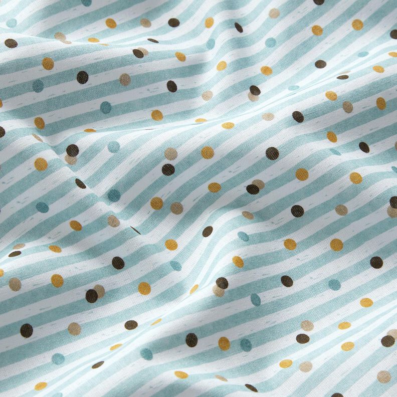 Paquete de tela popelín con osito bebé – anacardo/azul claro,  image number 6