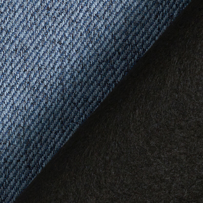 Tela de tapicería Aspecto de sarga – azul metálico,  image number 3