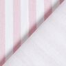 Tela decorativa Panama media Rayas verticales – rosado/blanco,  thumbnail number 4