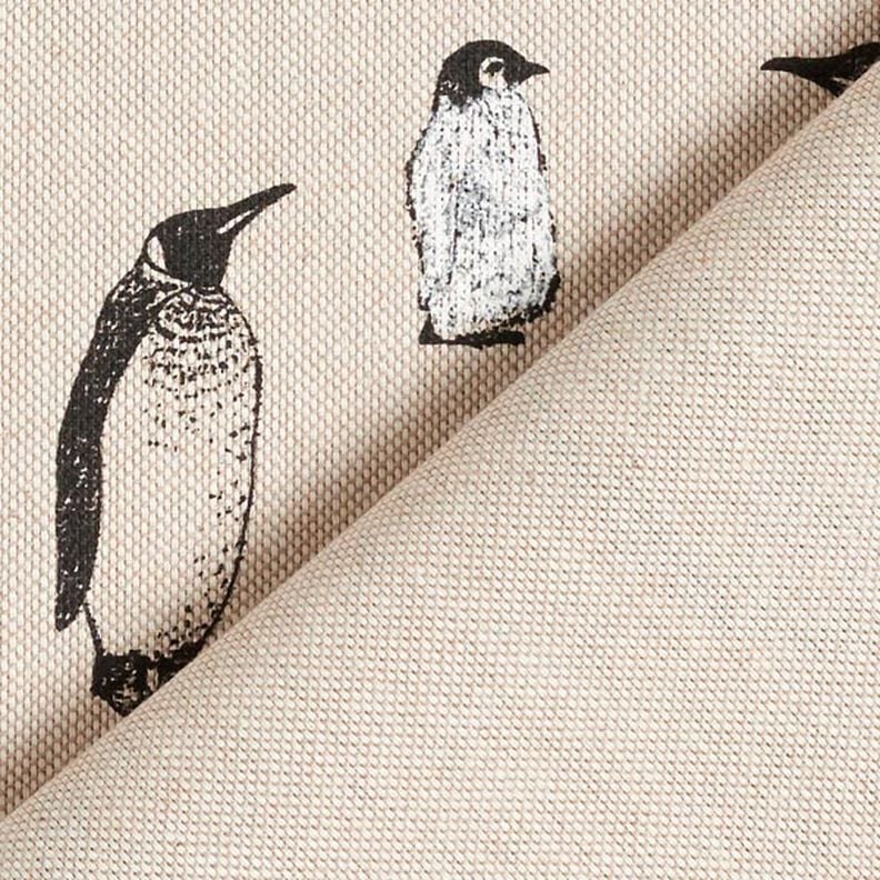 Tela decorativa Panama media Pingüinos – naturaleza,  image number 6