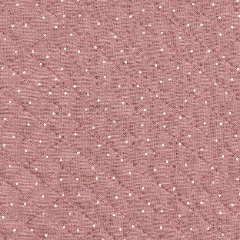 Tela de doble cara Lunares – rosa viejo oscuro,  image number 1