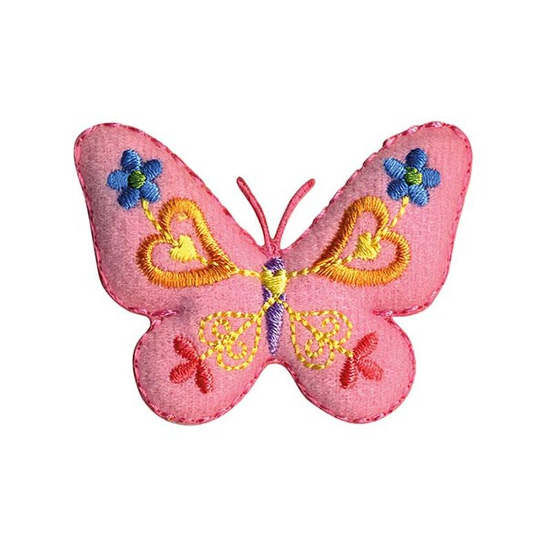 Parche Mariposa [ 4,5 x 5,5 cm ] – rosa/amarillo,  image number 1