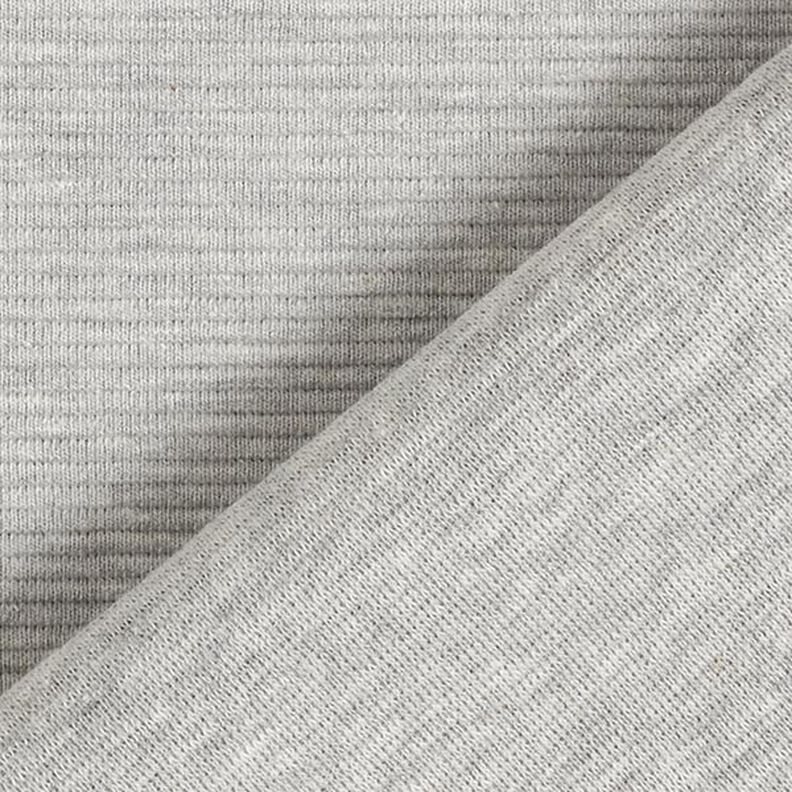 Mezcla de jersey de canalé otomano – gris claro,  image number 4