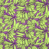 Lenzing Ecovero Inked Bouquet | Nerida Hansen – rojo lila/verde lima,  thumbnail number 1