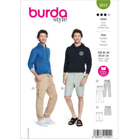 Pantalones | Burda 5814 | 46-56, 