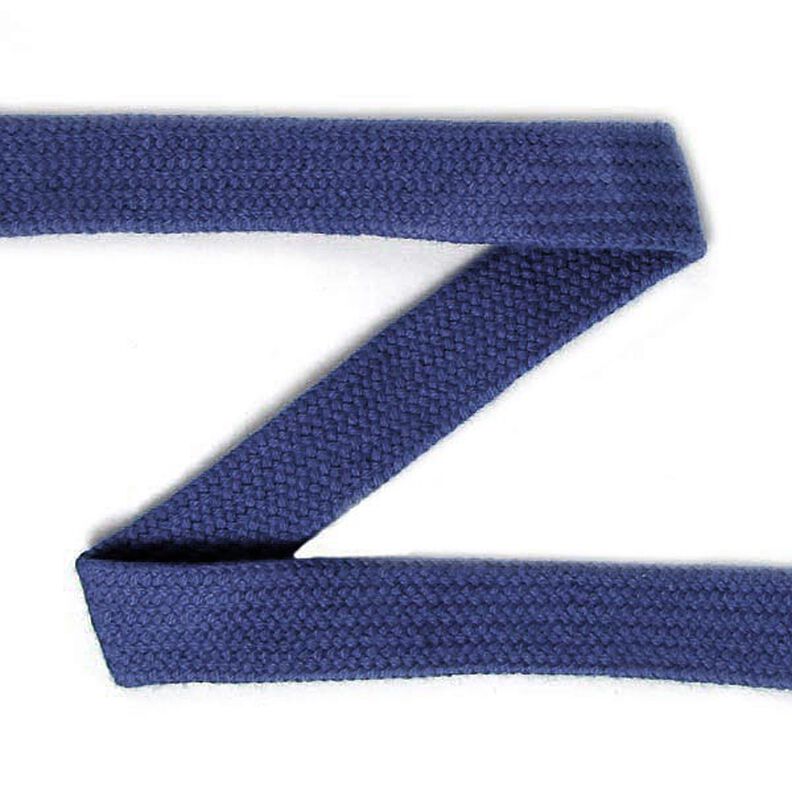 Cinta para sudadera con capucha, cordel tubular [15 mm] - azul marino,  image number 1