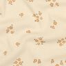 GOTS Jersey canelado Cama de flores | Poppy Fabrics &ndash; crema/marr&oacute;n avellana,  thumbnail number 2