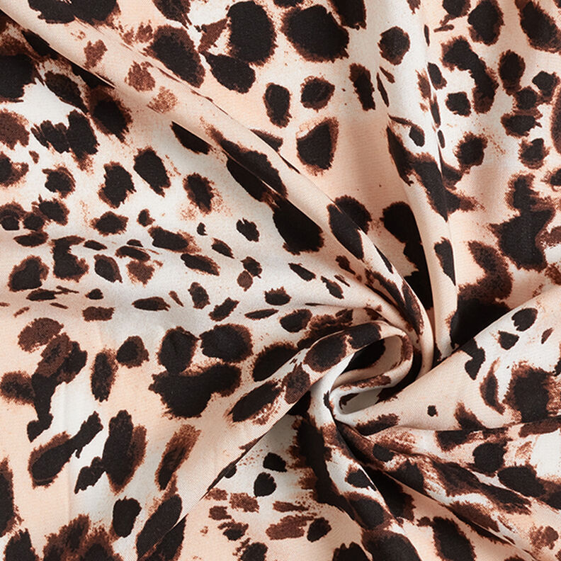 Tela de viscosa leopardo – rosado,  image number 3