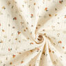 Muselina/doble arruga Flores y erizos – blanco lana,  thumbnail number 3