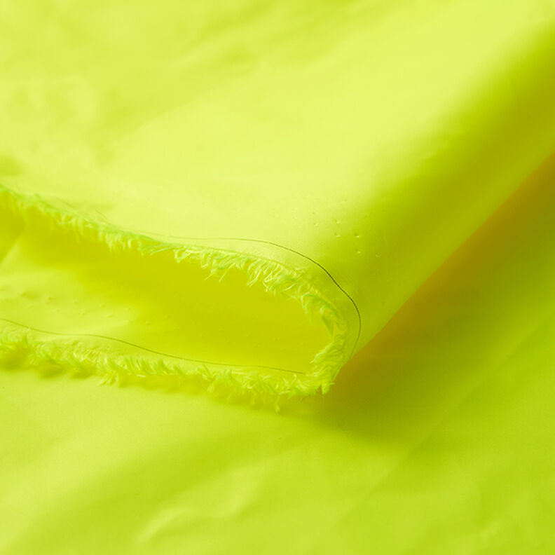 Tela de chaqueta resistente al agua ultraligero – amarillo neon,  image number 6