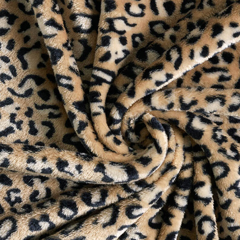 Polar suave Estampado leopardo – marrón medio,  image number 3