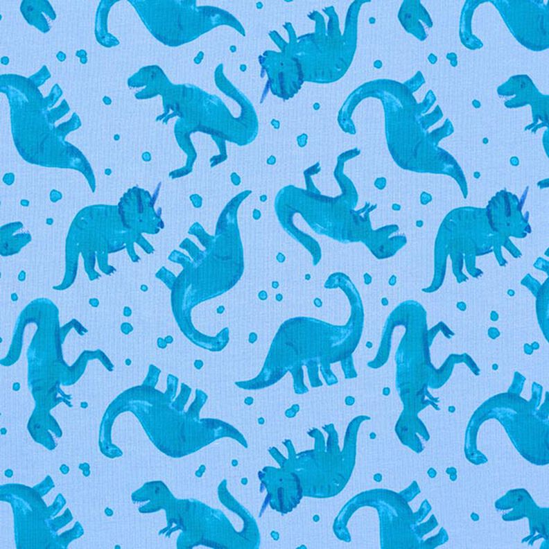 Felpa francesa veraniega Dinosaurios | PETIT CITRON – azul claro,  image number 1
