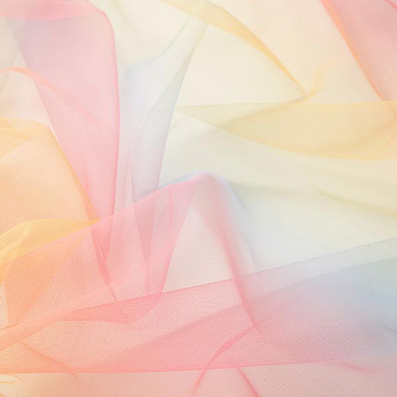 Malla fina Gradiente de arco iris – rosa/amarillo,  image number 3