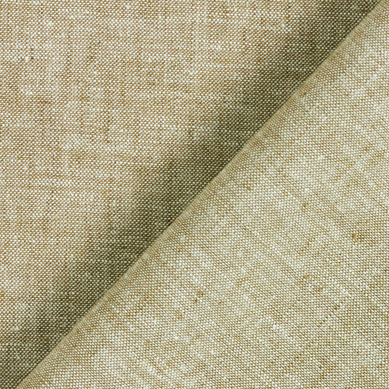 Lino y algodón Melange – caqui claro,  image number 3
