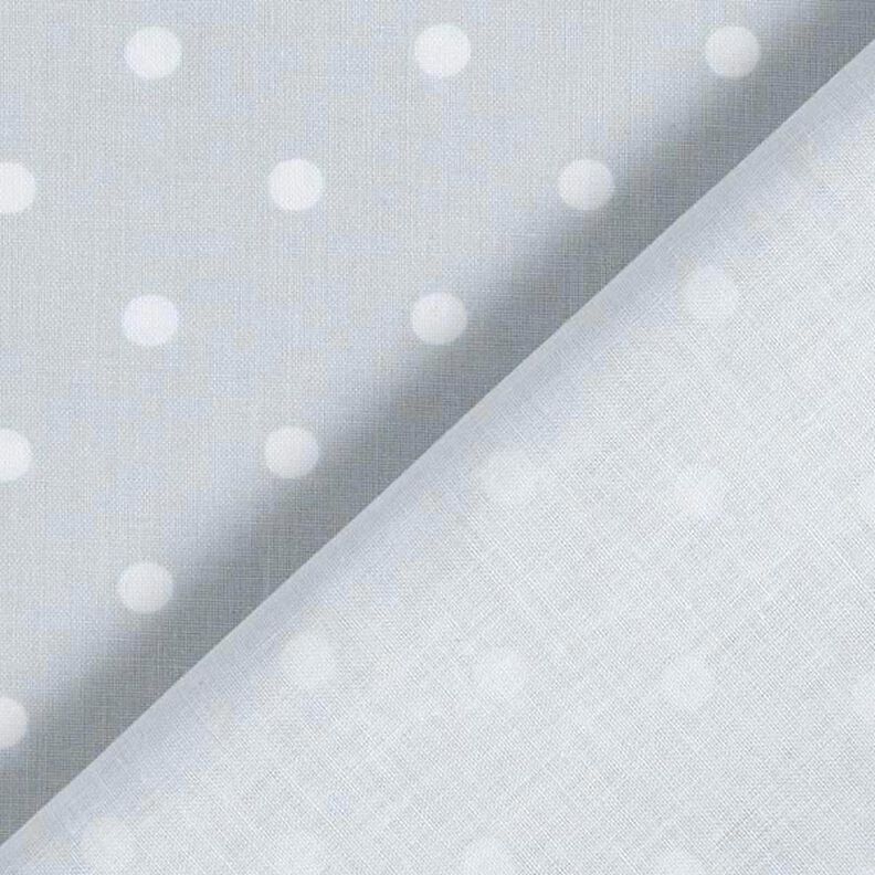 Tela de algodón Cretona Lunares – blanco/gris plateado,  image number 4