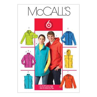 Chaleco chaqueta, McCalls 5252 | 34 - 44, 