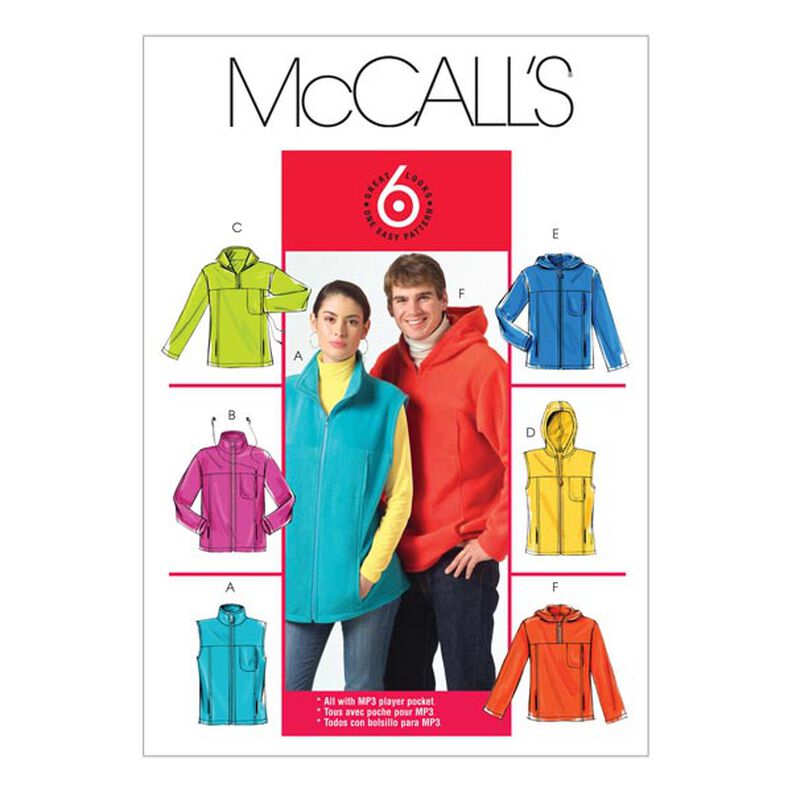 Chaleco chaqueta, McCalls 5252 | 34 - 44,  image number 1