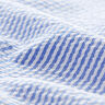 Tela Seersucker Mezcla de algodón Rayas – azul real/blanco lana,  thumbnail number 2