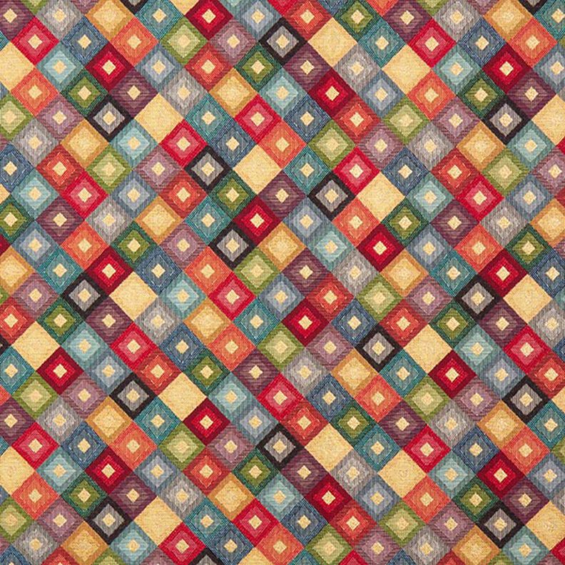 Tela decorativa Tapiz rombos de colores lurex,  image number 1